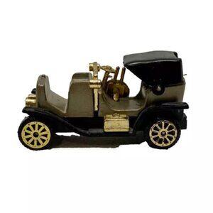 Ford Model T Die-cast 1:64 Model Car S8508 Tan Gold Hong Kong Vintage EUC